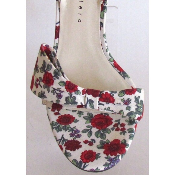 Martinez Valero Floral Bow Detail Designer Slingback High heels Sandals 7.5 M - Picture 14 of 16